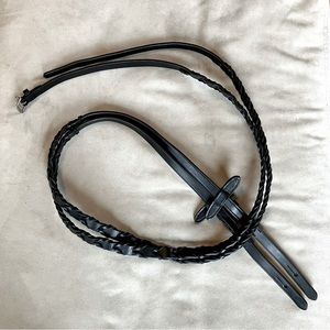 Passier Laced Leather Reins - Full Size